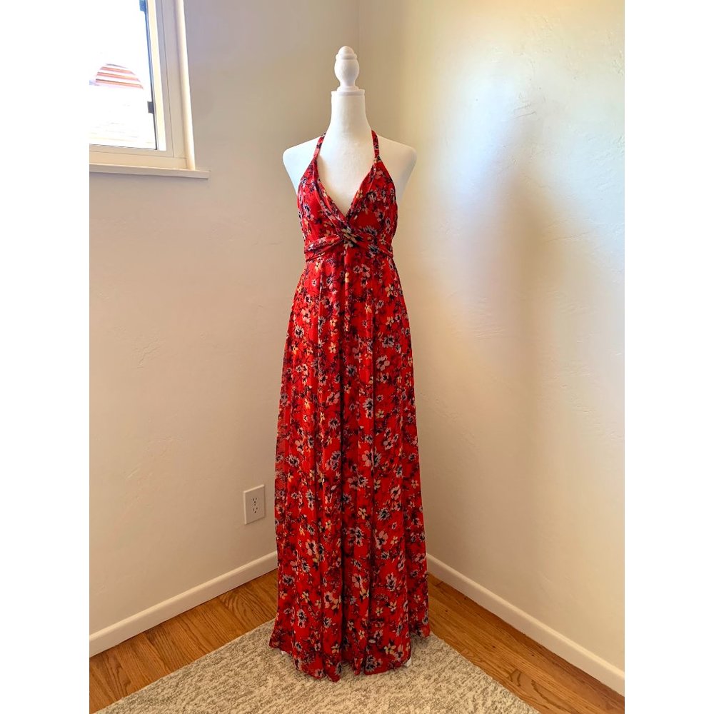 House of Harlow 1960 X REVOLVE Bloom Maxi Dress, Red Floral, Size S
